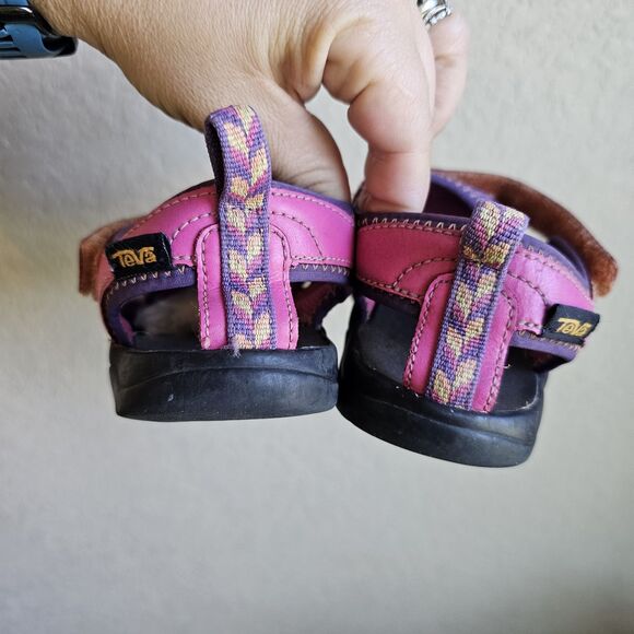 Teva Toddlers Size 1 Hurricane Seekado Imperial Palace Multi-color Sandals - Picture 4 of 5